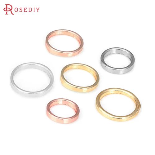 Rosediy Brass Jump Rings - Durable & Stylish Jewelry Findings