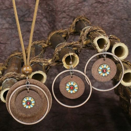 Vintage Necklace & Earrings Set - Elegant Fashion Jewellery