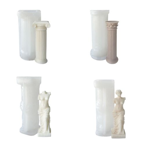 Flexible Non-Stick Silicone Candle Mould - Durable Human Figure Design