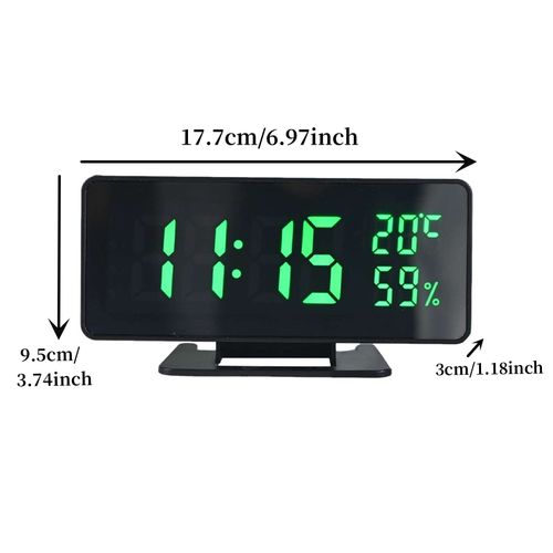 NieNie Digital Alarm Clock - Multiple Functions & Stylish Design