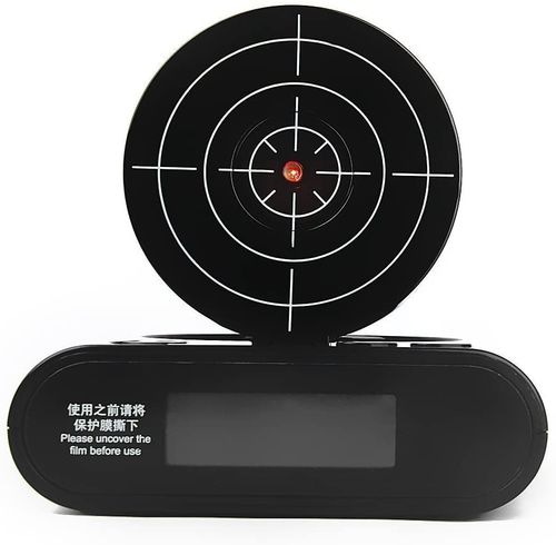 Unique Alarm Clock with Shooting Target - Fun Wake-Up Challenge - Picture Color