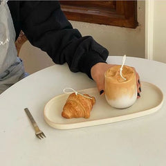 Simulated Bread Candle Silicone Mold Creative French Snack Croissant Design DIY Art Soap Aromatherapy Candle Making