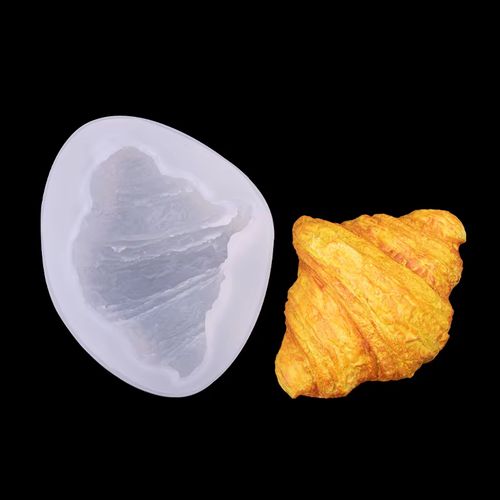 Simulated Bread Candle Silicone Mold Creative French Snack Croissant Design DIY Art Soap Aromatherapy Candle Making