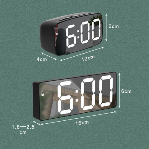 Amuixui Digital Alarm Clock with LED Display & 5 Smart Modes