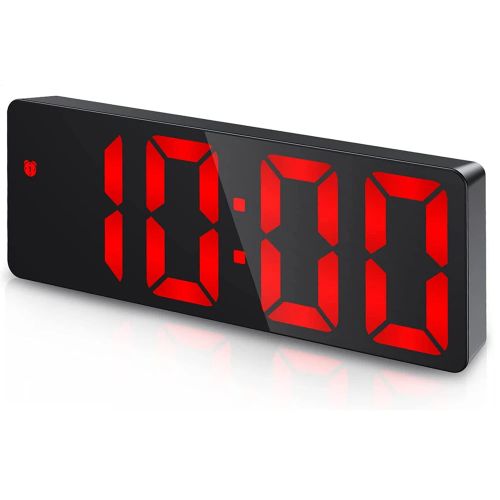 Amuixui Digital Alarm Clock with LED Display & 5 Smart Modes