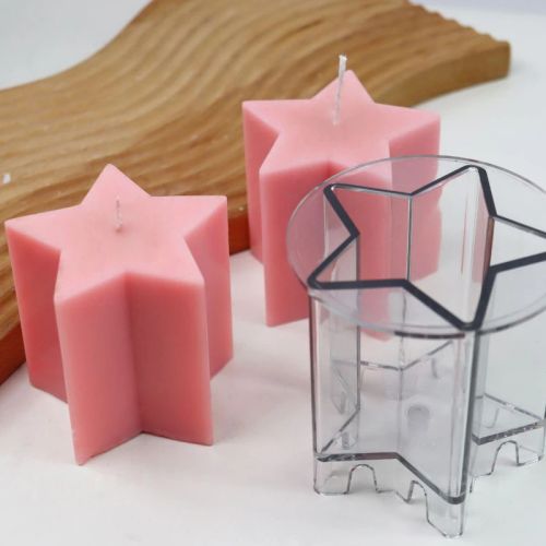 ZINBOOM Star-Shaped Candle Mold | Durable PC Material | Ideal for Crafting