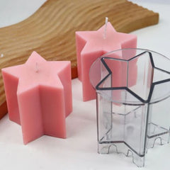 ZINBOOM Star-Shaped Candle Mold | Durable PC Material | Ideal for Crafting