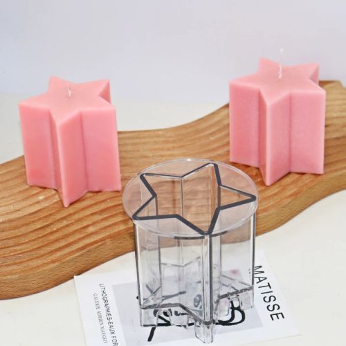 ZINBOOM Star-Shaped Candle Mold | Durable PC Material | Ideal for Crafting