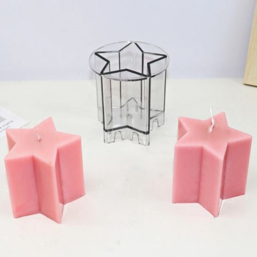 ZINBOOM Star-Shaped Candle Mold | Durable PC Material | Ideal for Crafting