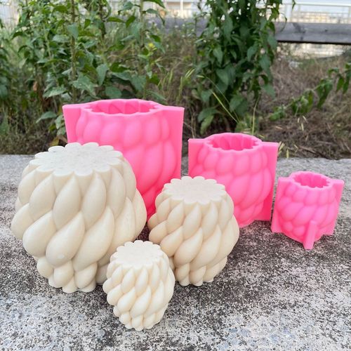 Rotating 3D Raindrops Silicone Mold for DIY Crafts and Home Decor