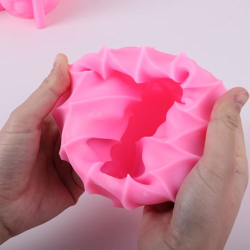 Rotating 3D Raindrops Silicone Mold for DIY Crafts and Home Decor