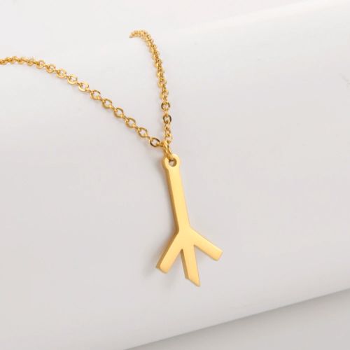 Dawapara Vintage Runes Pendant Necklace - Love & Peace Amulet