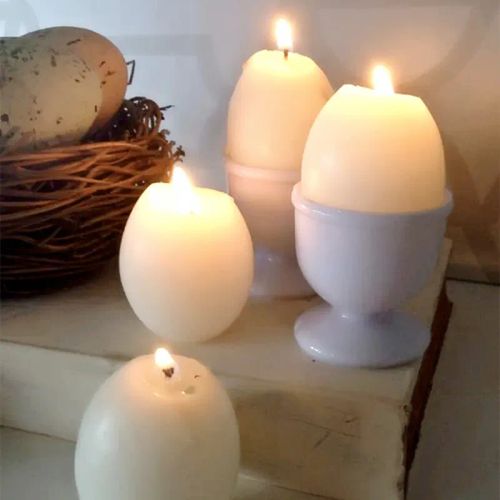 3D Silicone Egg Candle Mold for DIY Baking & Home Decor Crafting