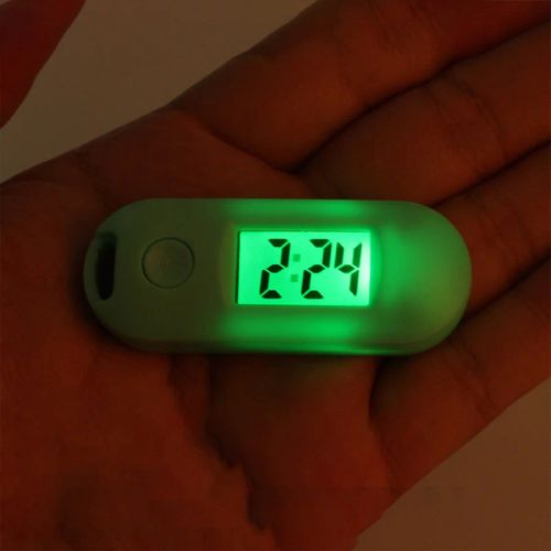 Compact Mini Alarm Clock with Backlight - Portable Timepiece for Travel