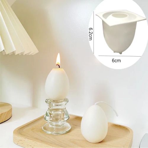 3D Egg Silicone Mold for Handmade Candles & Chocolates - DIY Baking Tool - Egg