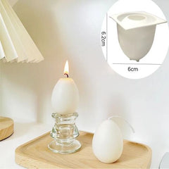 3D Egg Silicone Mold for Handmade Candles & Chocolates - DIY Baking Tool - Egg
