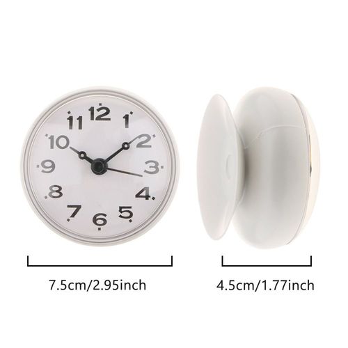 Waterproof Digital Wall Clock - Stylish Shower Clock for Bathroom Decor