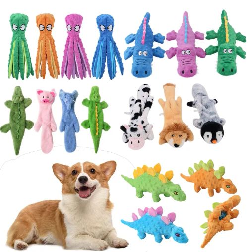 Plush Squeaky Dog Toy - Engaging Fun & Playtime Accessory