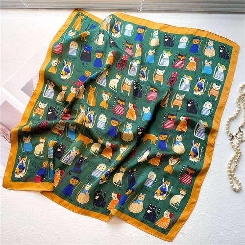 SENAIFEI Fashion Floral Print Scarf - Lightweight Stylish Accessory