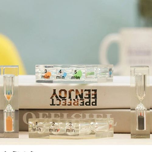 Colourful Acrylic Hourglass Timer - Creative Home Decor & Gift Item