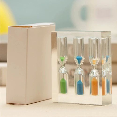 Colourful Acrylic Hourglass Timer - Creative Home Decor & Gift Item