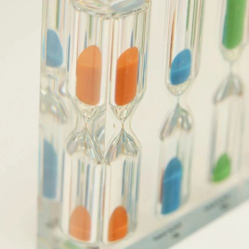 Colourful Acrylic Hourglass Timer - Creative Home Decor & Gift Item