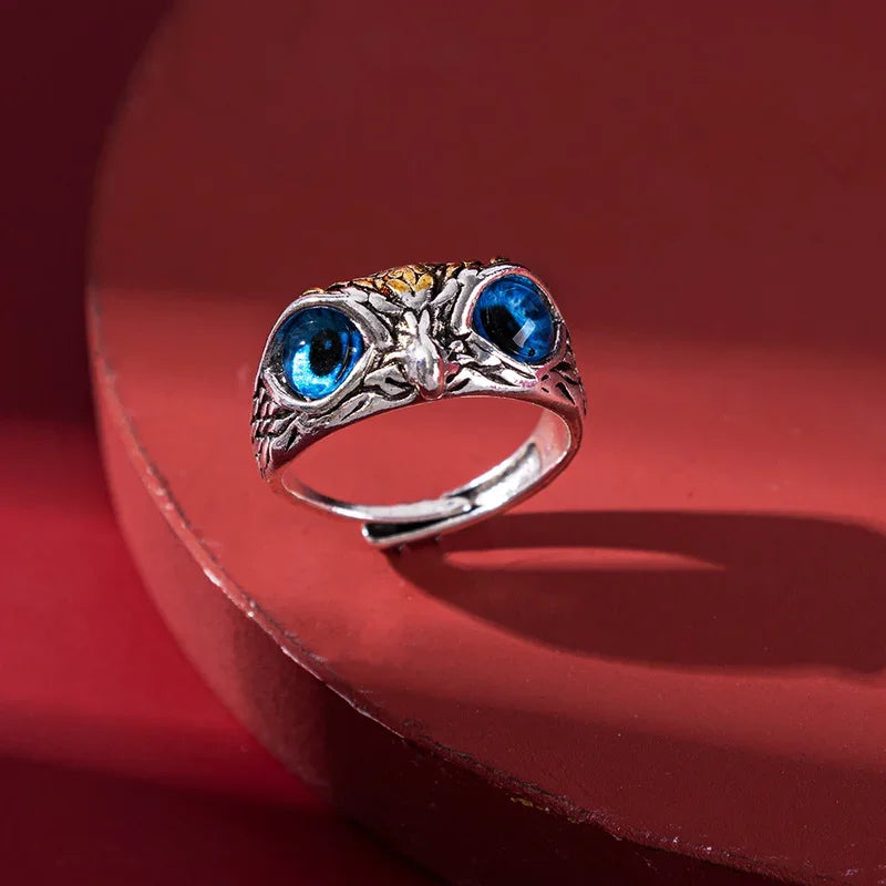 Pixiu Propitious Cloud Lucky Rings Unisex Retro Silver Adjustable Ring Symbolizes Wealth Brings Luck Jewelry Chinese