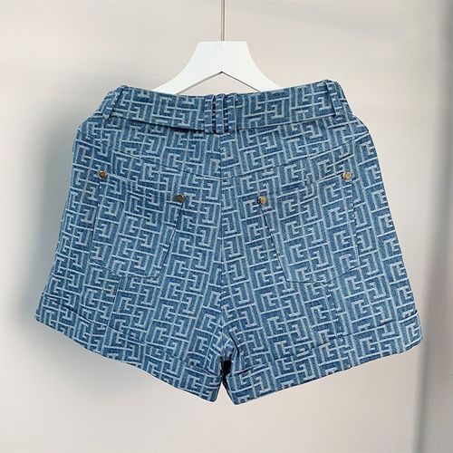 MEIDEPIN Geometric Cotton Shorts - Comfortable Casual Style