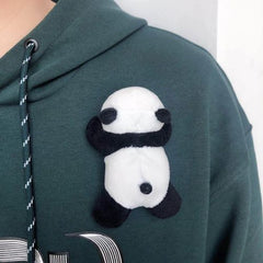Panda Bear Brooch - Cute Soft Plush Toy Accessory for Kawaii Lovers - 1