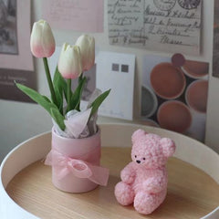 Aflorecer Silicone Bear Candle Mold - Create Adorable Decorative Candles - as per pictures