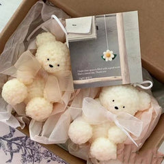 Aflorecer Silicone Bear Candle Mold - Create Adorable Decorative Candles - as per pictures