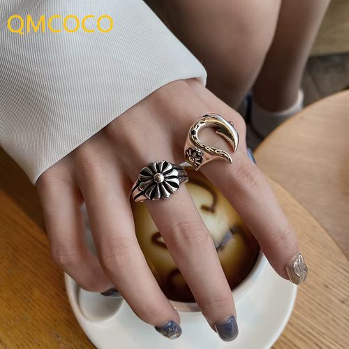 QMCOCO Adjustable Geometric Rings for Parties and Engagements