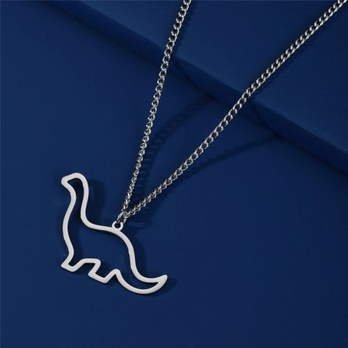 Skyrim Brachiosaurus Necklace - Stainless Steel Trendy Pendant