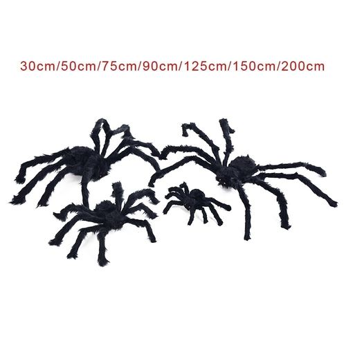 Realistic Plush Spider Decoration for Halloween Parties & Events