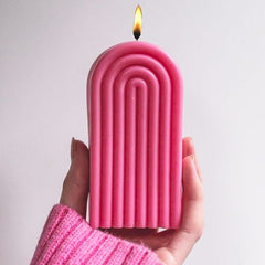 UDOCOOL U-Shaped Silicone Candle Mold for Creative Home Décor