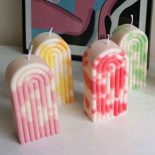 UDOCOOL U-Shaped Silicone Candle Mold for Creative Home Décor