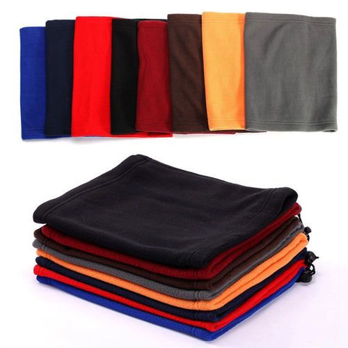Multifunctional Polar Fleece Neck Warmer - Lightweight & Versatile Scarf