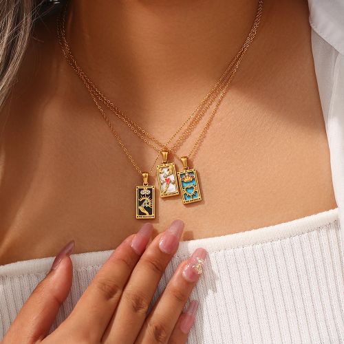 MamacitaSlay Zircon Moon Pendant Necklace - Trendy Fashion Accessory