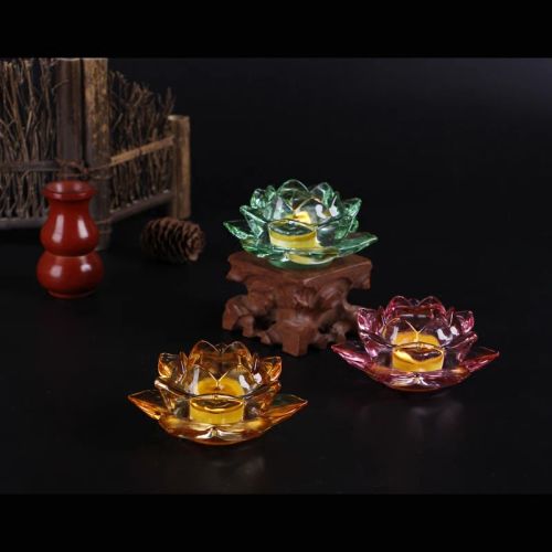 Crystal Lotus Candle Holders - Elegant Centrepiece for Home Decor
