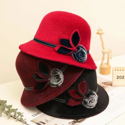 Stylish Wool and Acrylic Fedora Hat for Winter - Fashionable & Warm