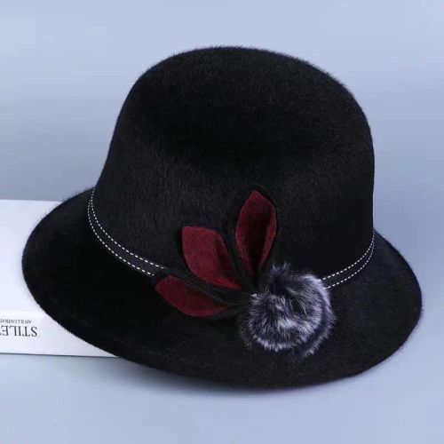 Stylish Wool and Acrylic Fedora Hat for Winter - Fashionable & Warm