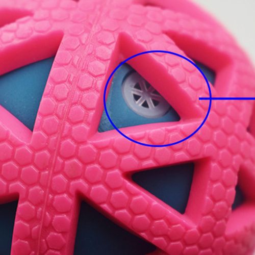 Durable Dog Toy Ball - Lightweight & Fun Interactive Pet Toy - Red