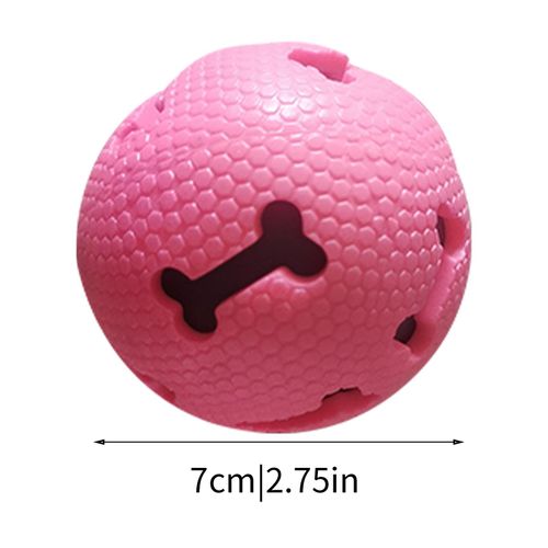 Durable Dog Toy Ball - Lightweight & Fun Interactive Pet Toy - Red