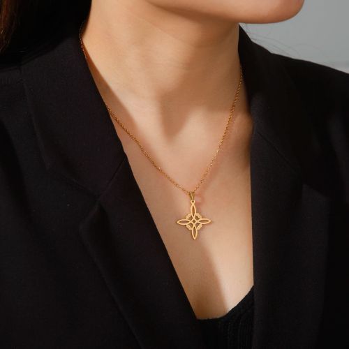 Skyrim Witch’s Knot Necklace - Protection Symbol - Pendant Necklace