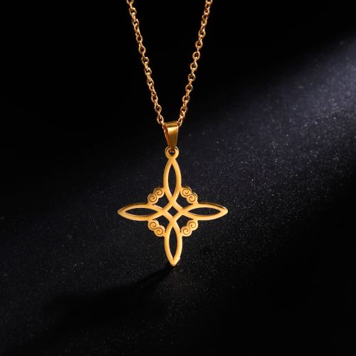Skyrim Witch’s Knot Necklace - Protection Symbol - Pendant Necklace