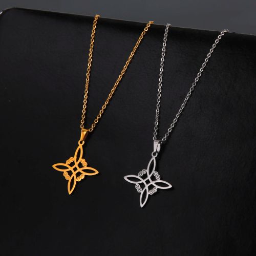 Skyrim Witch’s Knot Necklace - Protection Symbol - Pendant Necklace