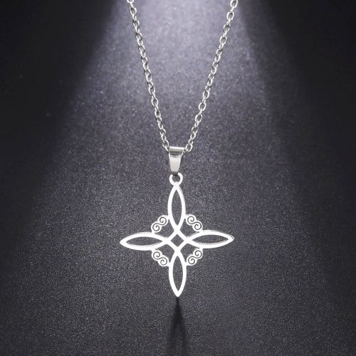 Skyrim Witch’s Knot Necklace - Protection Symbol - Pendant Necklace