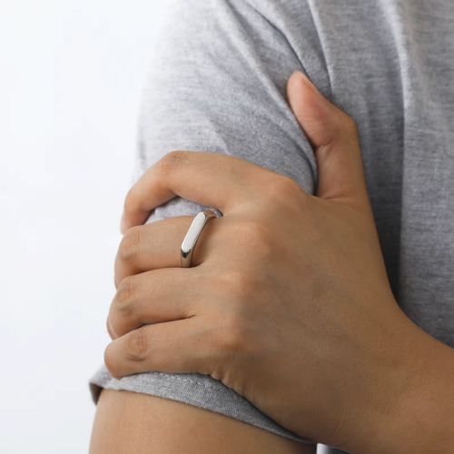 Skyrim Stainless Steel Wedding Bands - Stylish & Durable Rings
