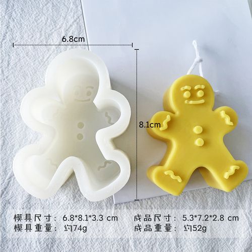 Candle Making Mould - Durable Silicone - Creative DIY Tool - 6x8cm