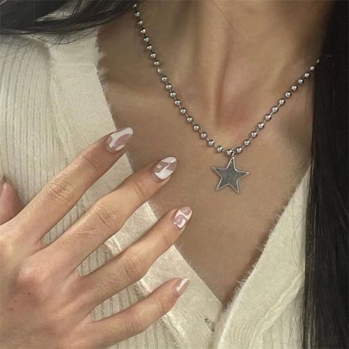 Imixlot Stylish Star Pendant Necklace - Trendy Fashion Jewellery